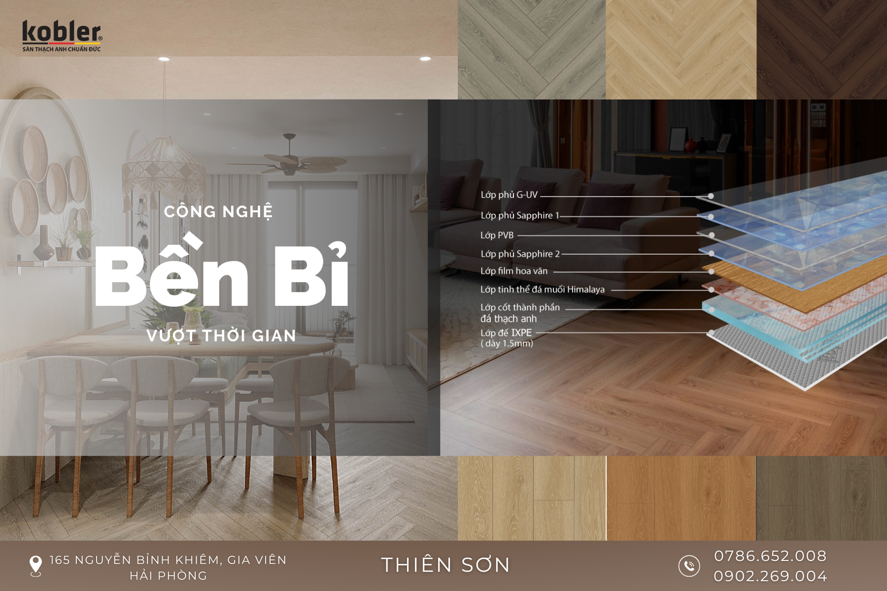 Sàn gỗ Kobler chính hãng, uy tín tại Hải Phòng