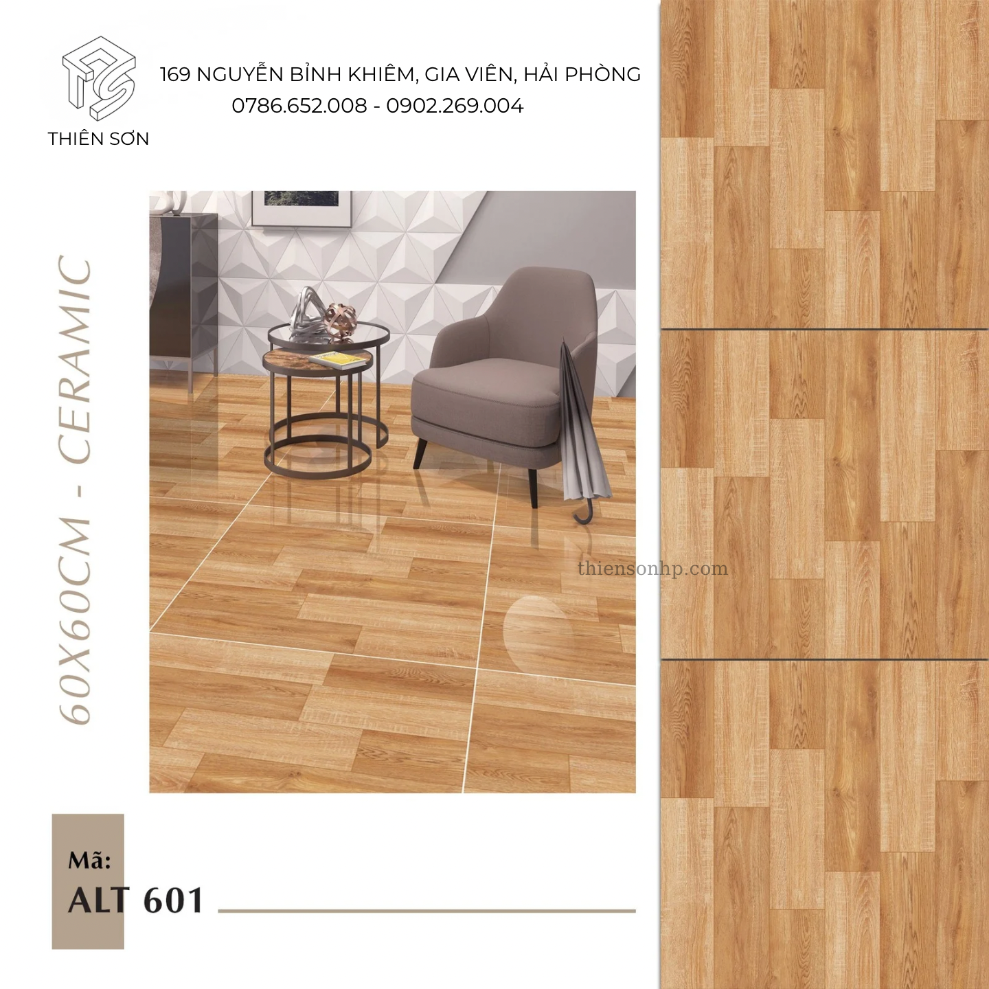  Gạch vân gỗ ALT 601